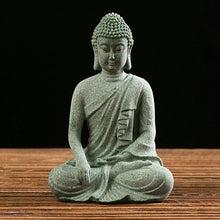 Load image into Gallery viewer, Sandstone Buddha Fish Tank Decoration Meditation Buddha Craft Buddha Zen Sculpture Micro Landscape Fish Tank Statue
