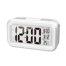 Load image into Gallery viewer, LED Digital Alarm Clock Backlight Snooze Data Time Calendar Desktop Multifunction Electronic Backlight Table Clock
