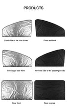 Load image into Gallery viewer, SEAMETAL 2Pcs Car Side Window Sun Shade Magnet Privacy Curtains UV Reflection Anti Glare UV Block Sunshade for Front/Back Window

