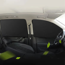 Load image into Gallery viewer, SEAMETAL 2Pcs Car Side Window Sun Shade Magnet Privacy Curtains UV Reflection Anti Glare UV Block Sunshade for Front/Back Window
