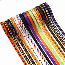 Load image into Gallery viewer, Halloween Gift Wrap Ribbon 4.5m Polyester Grosgrain Satin Ribbons Happy Halloween Party Decoration Packaging Supplies
