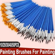 Load image into Gallery viewer, 10/50 PCS Paint Brush Kids Model Canvas Painting Paintings Detail Essential Props for Painting Art Artist Accessories Stationery
