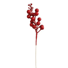 Load image into Gallery viewer, Christmas Decorations Gold Powder Ball Berry Holiday Atmosphere Christmas Tree Wreath Rattan Gold Powder Sequin Accessories
