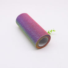 Load image into Gallery viewer, 10Yard/roll 6" 15cm/7.5cm Rainbow Glitter Tulle Roll Sequin Crystal Organza Sheer Fabric DIY Craft Tutu Skirt Home Wedding Decor
