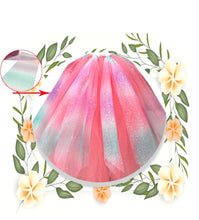 Load image into Gallery viewer, 10Yard/roll 6" 15cm/7.5cm Rainbow Glitter Tulle Roll Sequin Crystal Organza Sheer Fabric DIY Craft Tutu Skirt Home Wedding Decor
