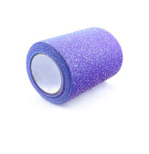 Load image into Gallery viewer, 10Yard/roll 6" 15cm/7.5cm Rainbow Glitter Tulle Roll Sequin Crystal Organza Sheer Fabric DIY Craft Tutu Skirt Home Wedding Decor
