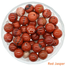 Load image into Gallery viewer, 8/10mm Natural Stones Crystal Loose Beads Round Smooth Gemstones Spacer Charms DIY Necklace Bracelet Jewerly Making Accessories
