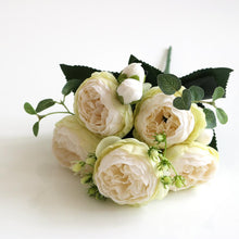 Load image into Gallery viewer, 2022 Beautiful Rose Peony Artificial Silk Flowers Small bouquet flores Home Party Spring Wedding Decoration  Fake Flower
