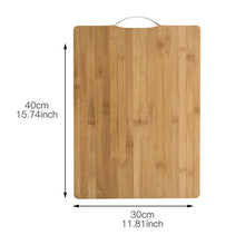 Load image into Gallery viewer, Durable Cutting Board Bamboo Chopping Block Mat Kitchen Accessories Thicken
